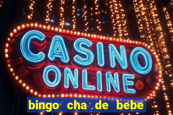 bingo cha de bebe cartelas para imprimir